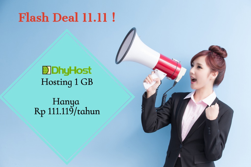 Flash Deal 11.11 ! Web Hosting dan Reseller Hosting hanya Rp 111.119